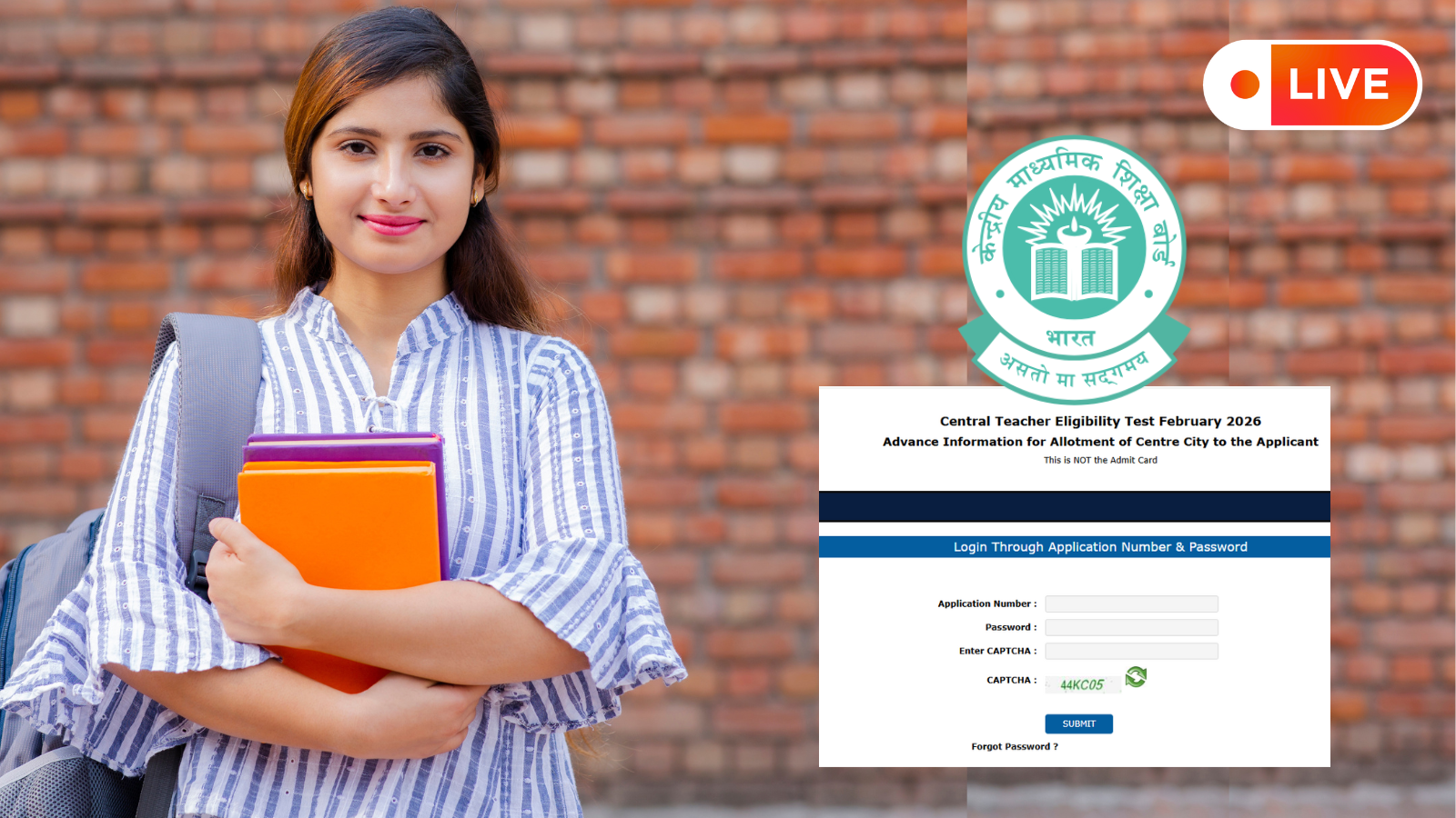 CTET Admit Card 2026 LIVE Updates: CTET Admit Card is coming, download link will be available here, now exam in two days