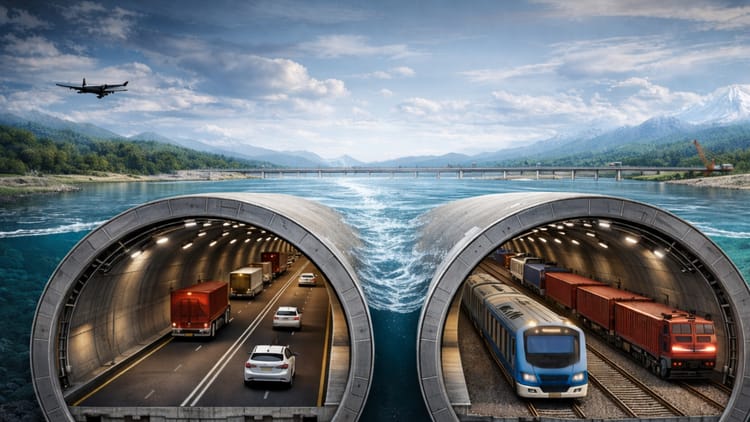 Twin Tube Tunnel: Twin tube tunnel will be built under the Brahmaputra river, will prove important from strategic point of view – Brahmaputra Twin Tube Tunnel Assam Road Rail Strategic Project China North East States