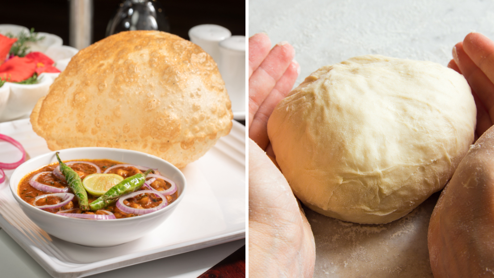 How to knead the dough to make Delhi’s famous Bhature? Chef Ranveer Brar told 2 ways to make puffed Bhature.