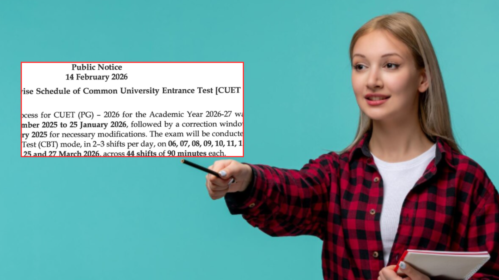 CUET PG 2026: CUET PG exam schedule released, 157 subjects – exam will be held in 2 and 3 shifts every day.