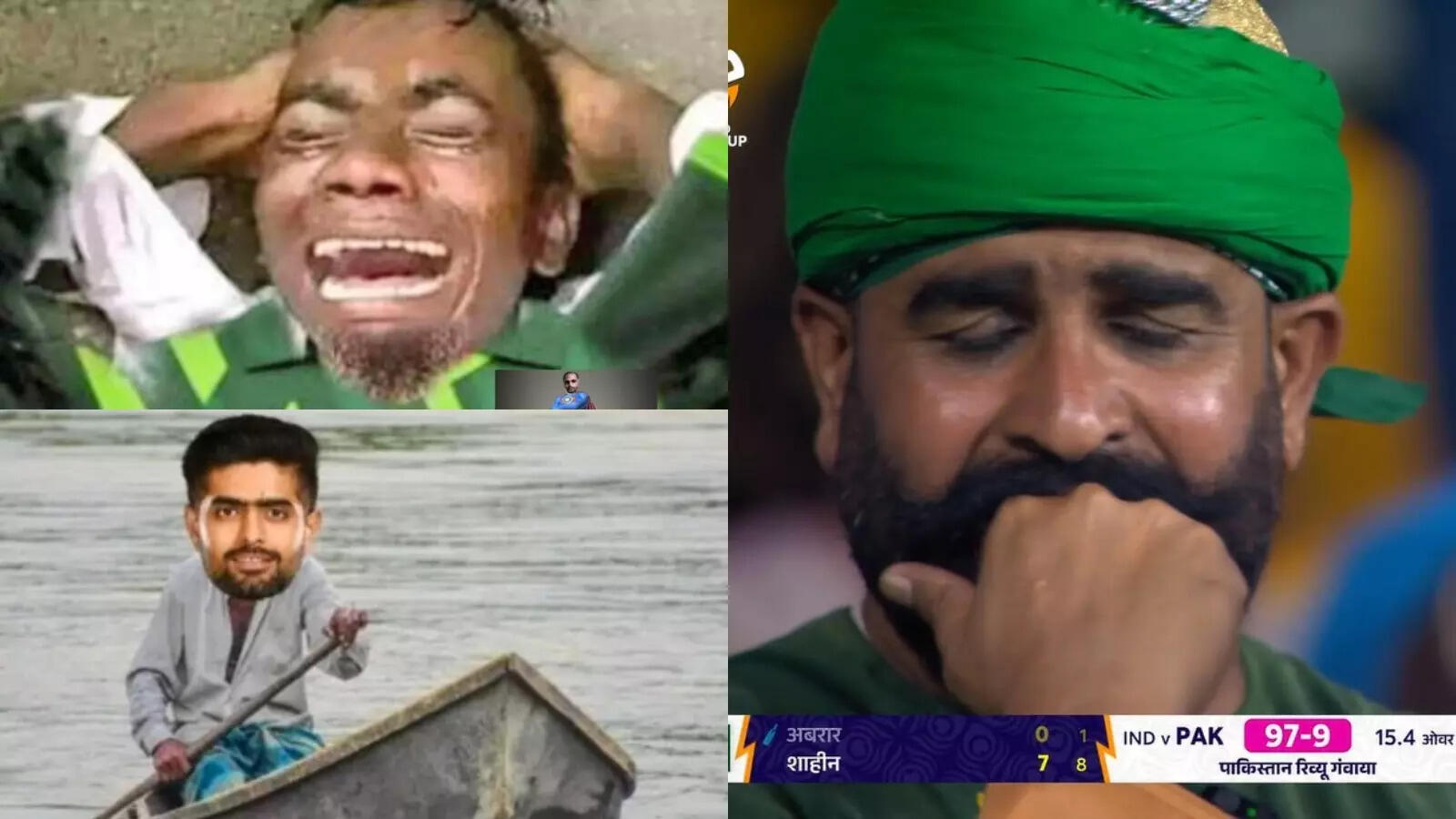 IND vs PAK Memes: After the shameful defeat against India, Babar Azam-Salman Ali Aga were made fun of, see such comments