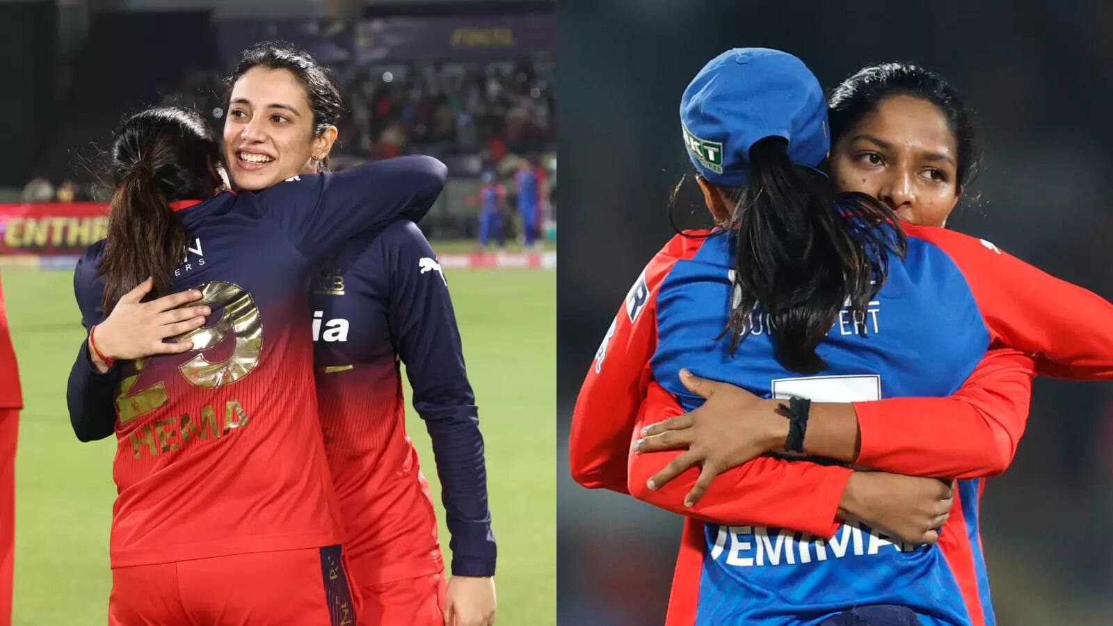 On one side Jemimah Rodrigues was shattered and on the other side Smriti Mandhana’s team was immersed in celebration, 10 pictures of RCB’s victory.