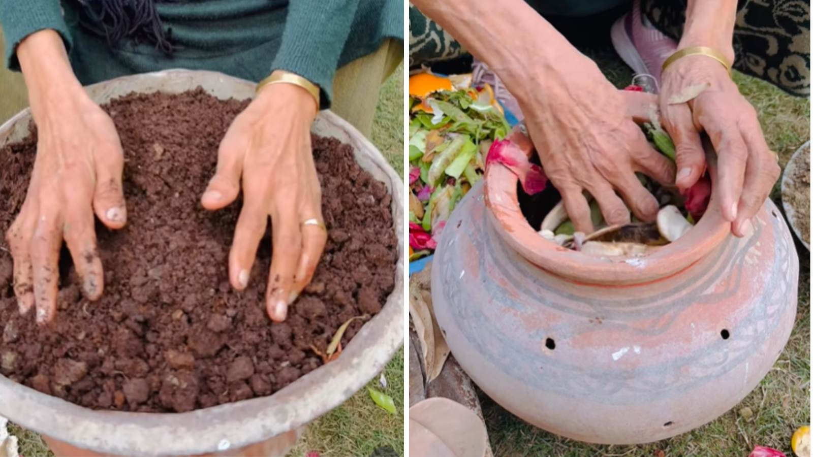 Will ‘black gold’ be made from the peels going in the garbage? Got the method of using pot from Kailash Vati, the smell and insects will stay away.
