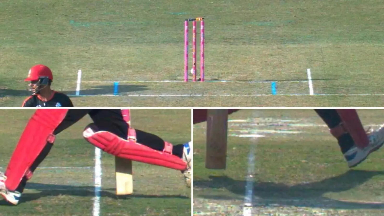 T20 World Cup 2026: Bat stuck in the ground, feet in the air, no one should have the same luck as the Canadian batsman.