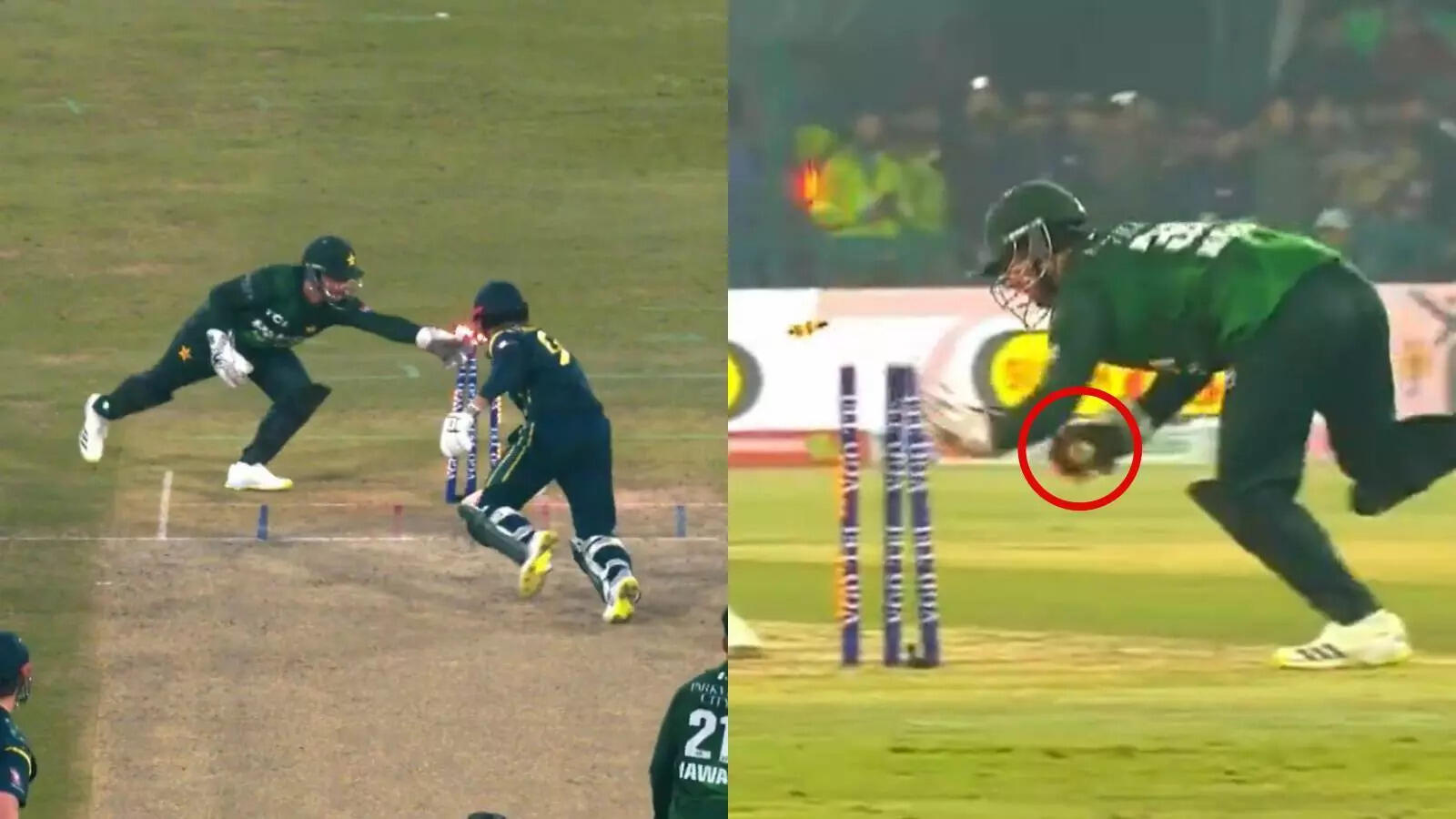 PAK vs AUS: Ball in right hand and stumping with left, under what influence was the umpire? Look at the dishonesty of Pakistan