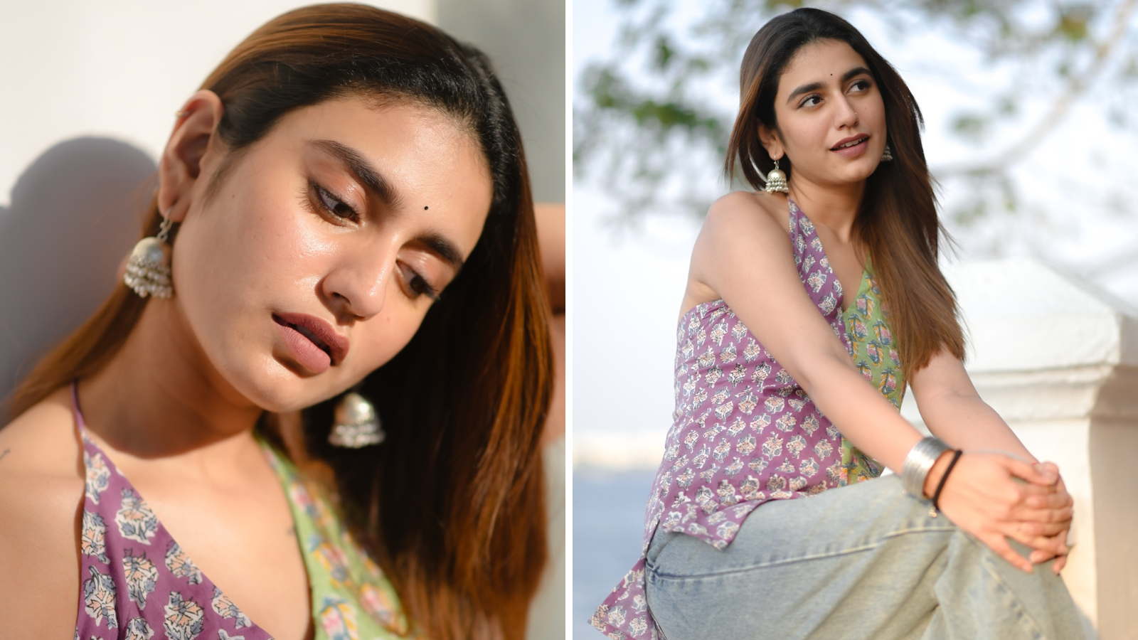 Priya’s simplicity, which went viral with a wink, became crazy, she looked beautiful by wearing a kurti worth Rs 899 with jeans.