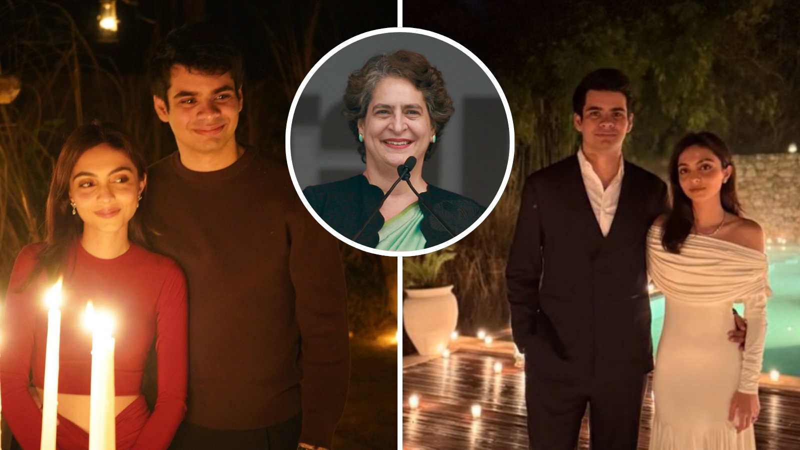 Priyanka Gandhi’s future daughter-in-law is no less than a heroine, looks stylish in a gown with her son, Aviva looks cool in a jacket