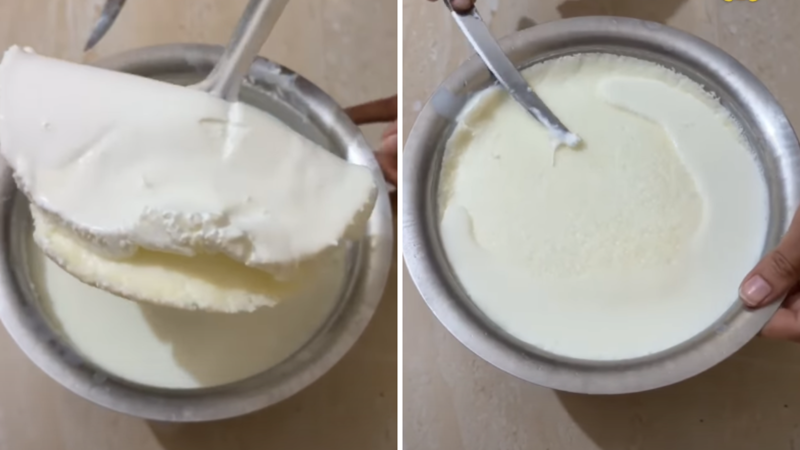 What to do to get thick cream from bread on milk? Easy method found from Ayansh’s kitchen, you have to boil milk in the right way