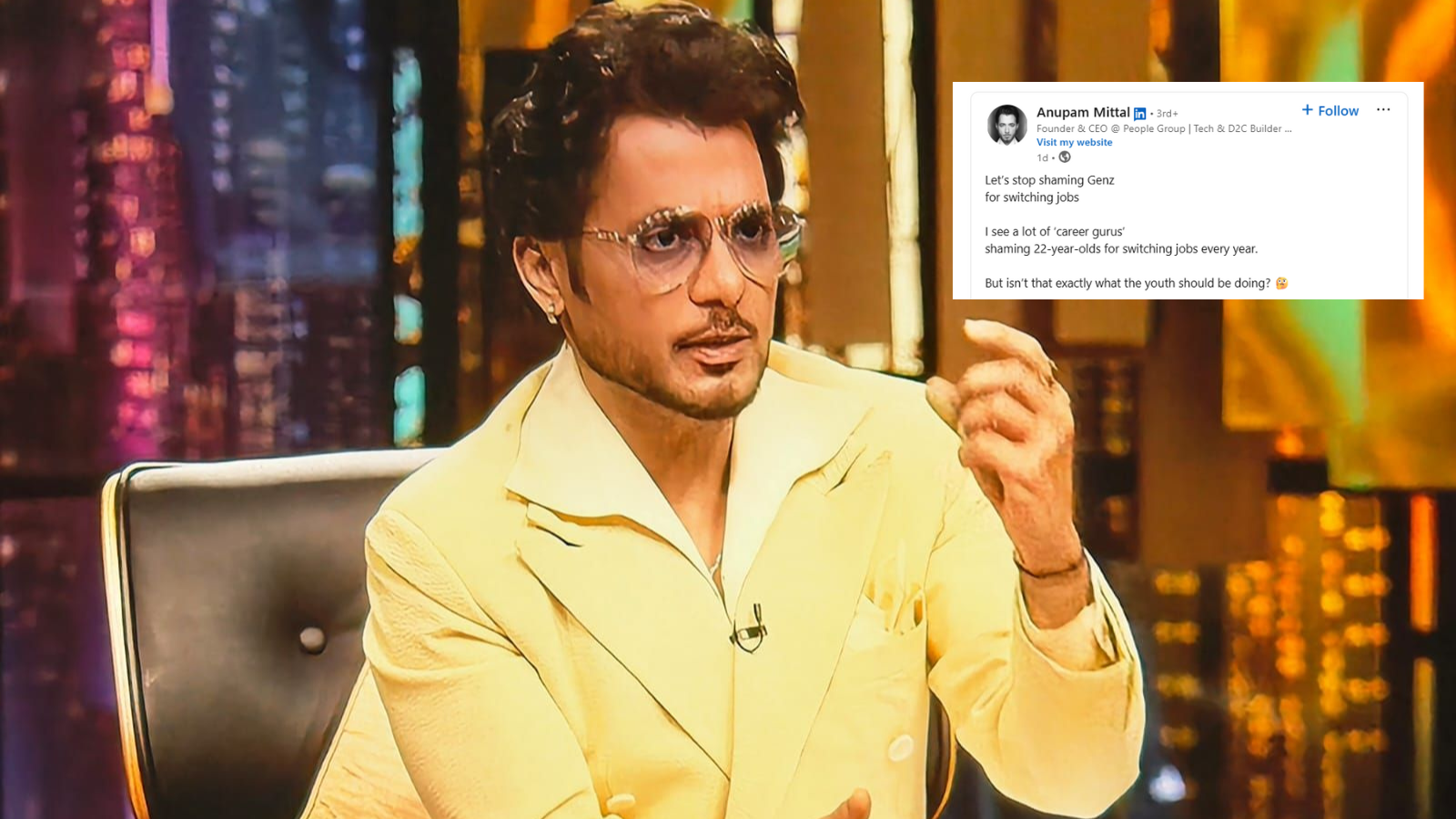 When should Gen Z not change jobs? Shark Tank’s Anupam Mittal explained with true age