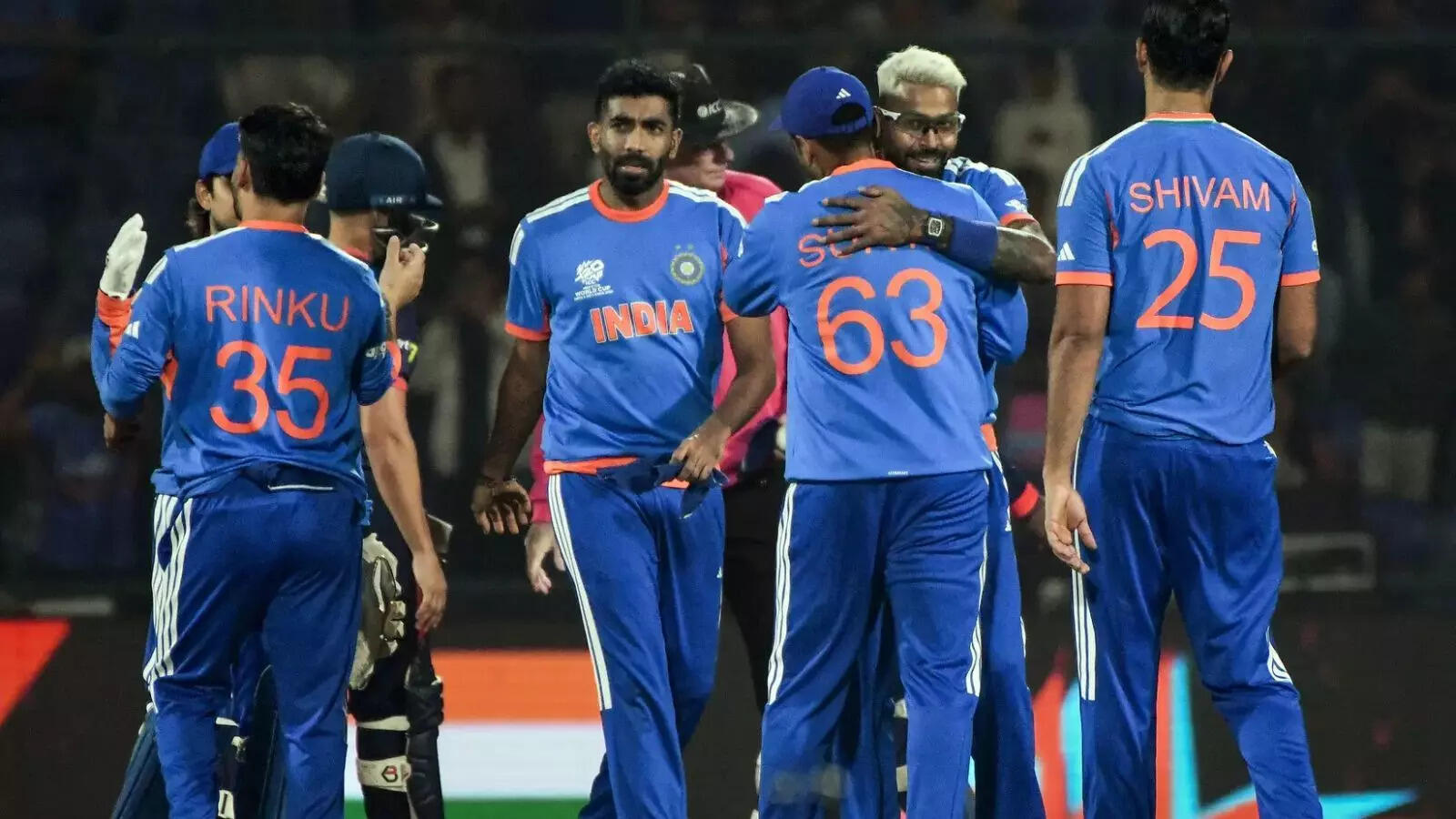 India created history by defeating Namibia, becoming the first country to do so in the T20 World Cup.
