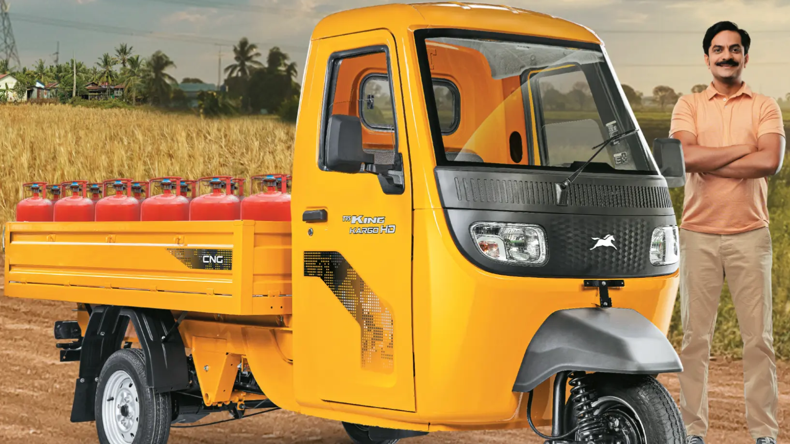 TVS KING KARGO HD CNG launched in UP-Rajasthan and Maharashtra to Karnataka, see price and features