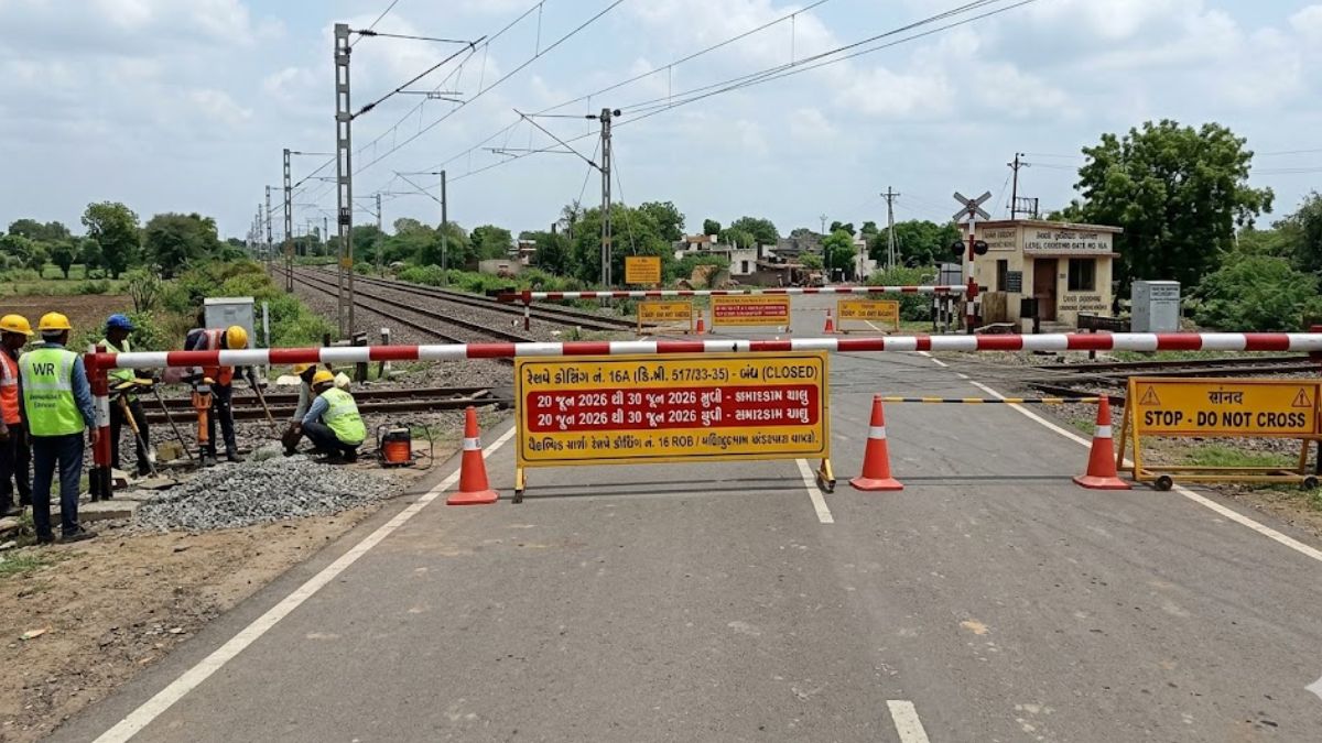 Read this report before going to Ahmedabad Sanand Highway, this railway gate will be completely closed for 10 consecutive days from June 20, know the diversion route