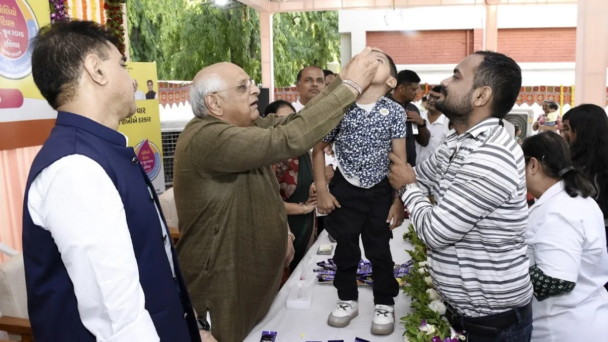State-wide Pulse Polio campaign launched from Gandhinagar: 83.49 lakh children to receive vaccine drops
