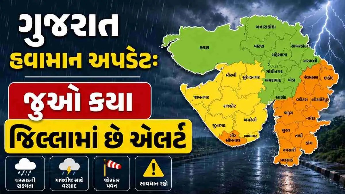 Gujarat Monsoon Forecast: Gujarat Weather Update: Meteorological department big forecast for next seven days, know when and where it will rain