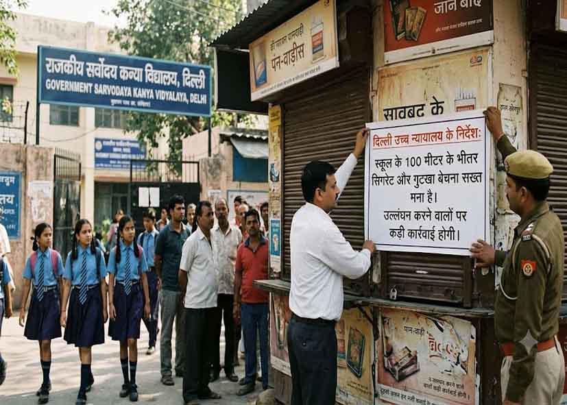 Health: दिल्ली के स्कूलों के बाहर सिगरेट-गुटखा बेचने पर लगी रोक, MCD को निर्देश