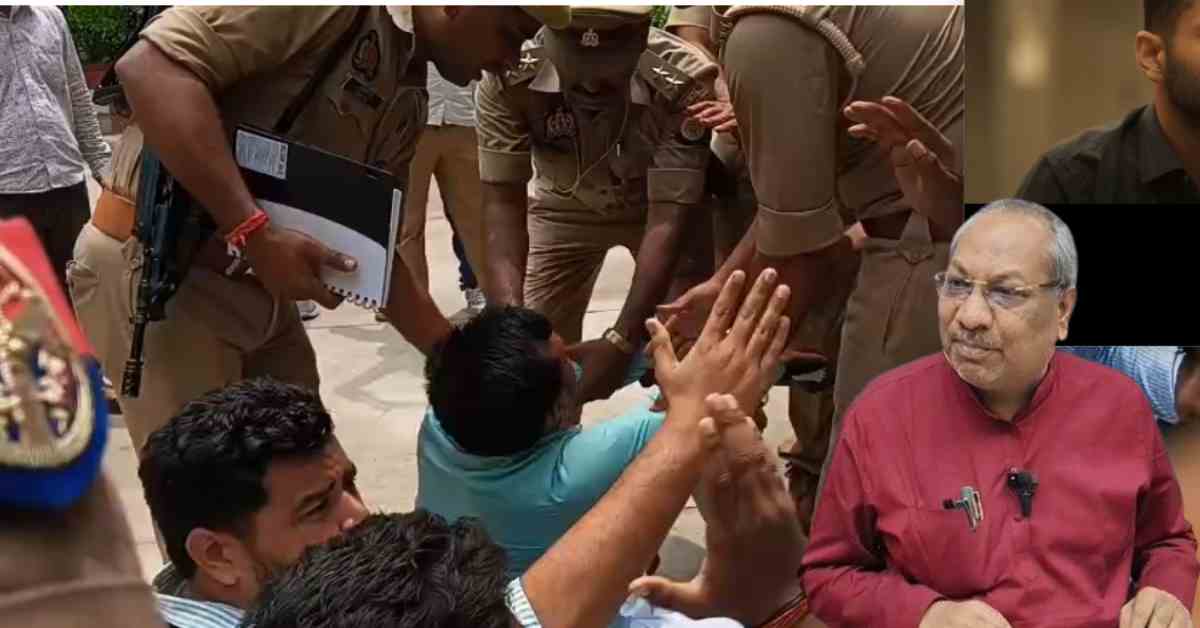 Protest: बलिया में मंत्री संजय निषाद का विरोध, ‘दलाल’ टिप्पणी पर मचा बवाल